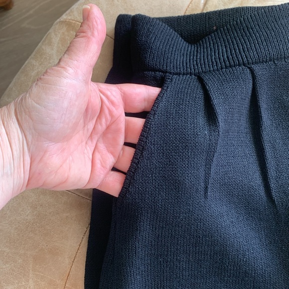 ST. John Sportswear Black Knit Size 12 Pant - Picture 2 of 8